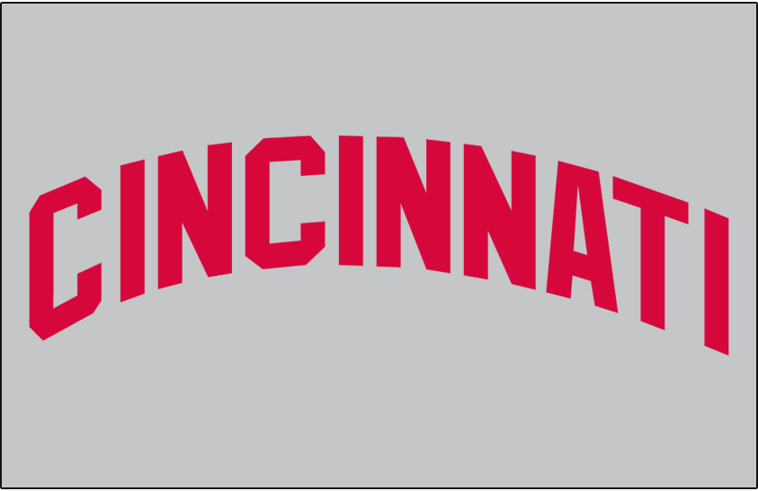 Cincinnati Reds 1971-1987 Jersey Logo vinyl decal